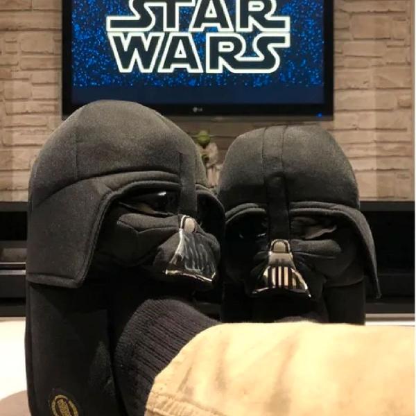 Pantufa 3d Fechada Darth Vader Ricsen - Original Star Wars