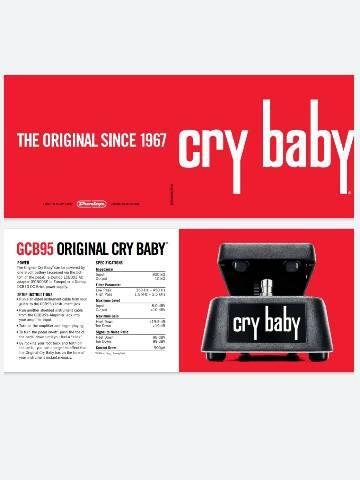 Pedal Cry Baby Wah - GCB95 Dunlop Original