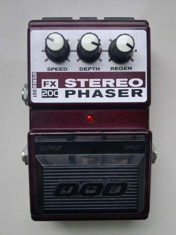 Pedal de Efeito para Guitarra DOD Stereo Phaser FX20C