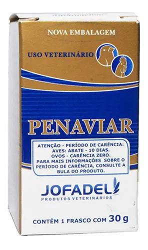 Penaviar Pó 30g Infecções De Aves - Antimicrobiano Para