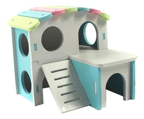 Pequeno Animal Pet House Jaula Ninho Hamster Hedgehog Castel