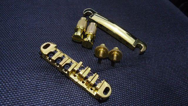 Ponte Tune-o-Matic Saddle Roller Ouro (Epiphone / Condor /