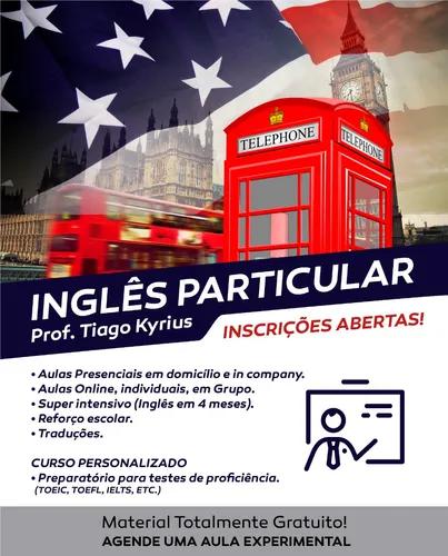 Professor Particular - 4 Aulas De Inglês Online