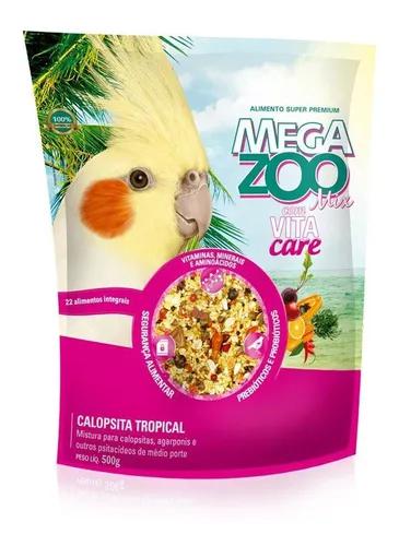 Ração Para Calopsita Mix Tropical Megazoo 500g