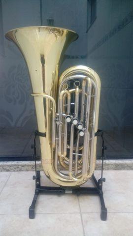 Tuba Weril J680 Sib 4 Pisto Personalizada/Troco/Parcelo 12x