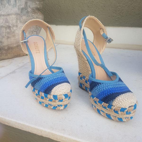 arezzo espadrilhe corda