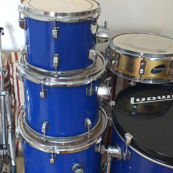 bateria completa ludwig accent cs combo