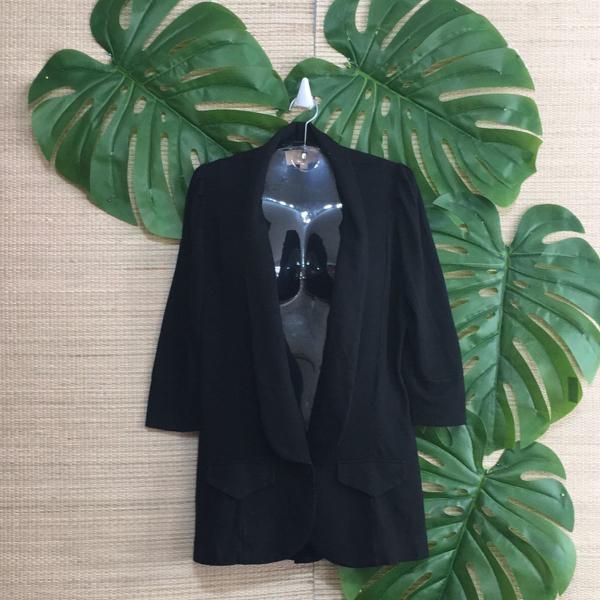 blazer preto carol bassi