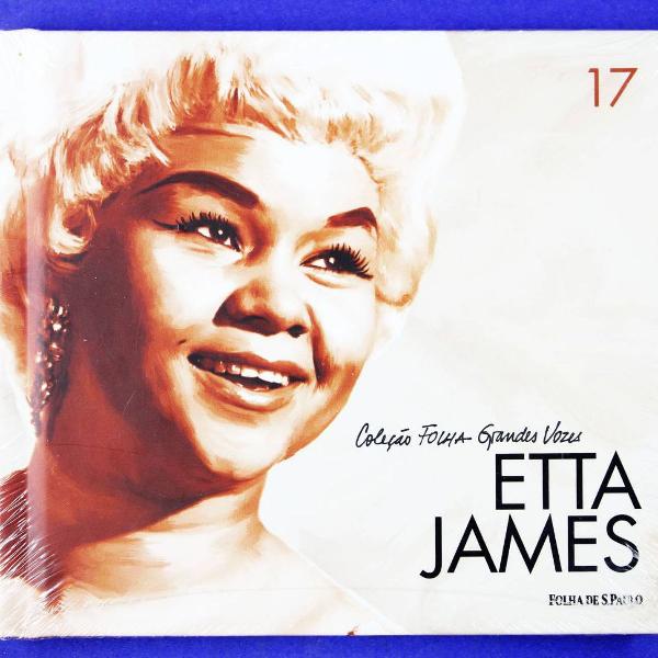 cd . etta james . coleção folha grandes vozes . folha de