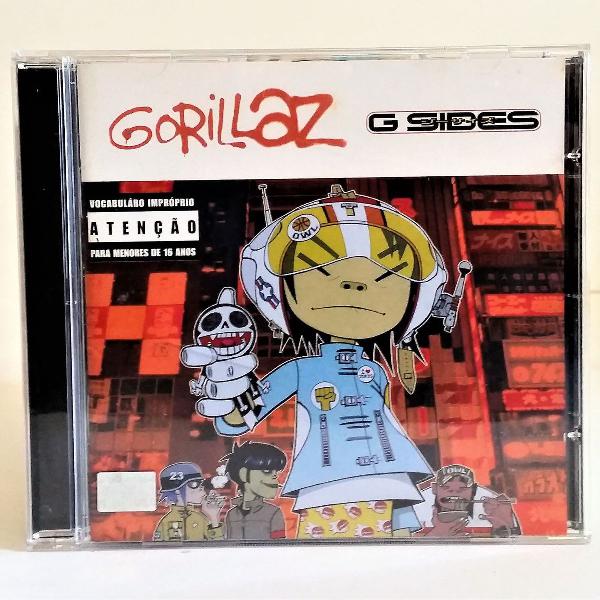 cd gorillaz g-sides + videos + faixa multimídia