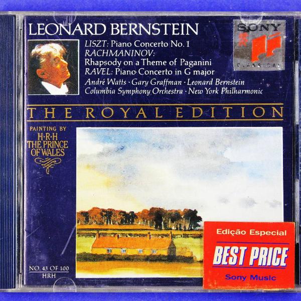 cd . leonard bernstein . liszt . rachmaninov . ravel . the