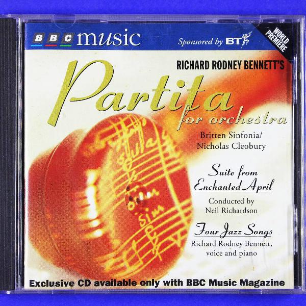 cd . richard rodney bennett's partita for orchestra
