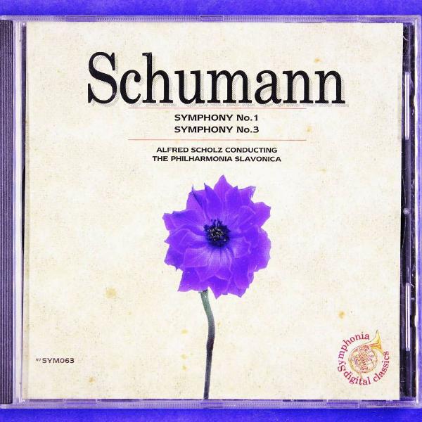 cd . schumann . symphony nº 1 . symphony nº 3 . alfred
