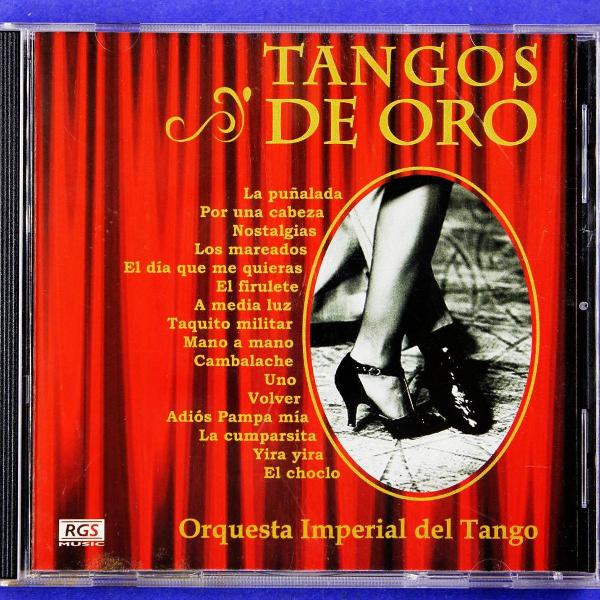 cd . tangos de oro . orquesta imperial del tango