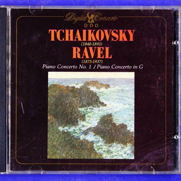 cd . tchaikovski . piano concerto nº1 . ravel . piano