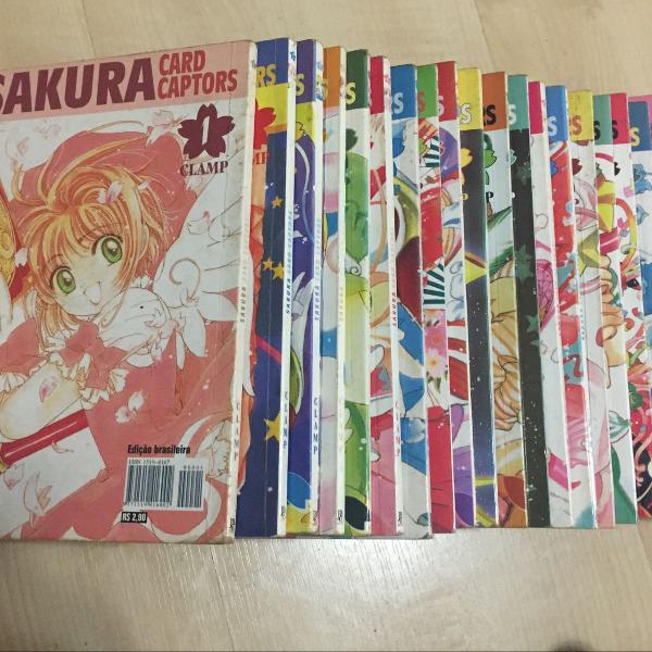 coleção completa mangá sakura card captor 1 ao 24