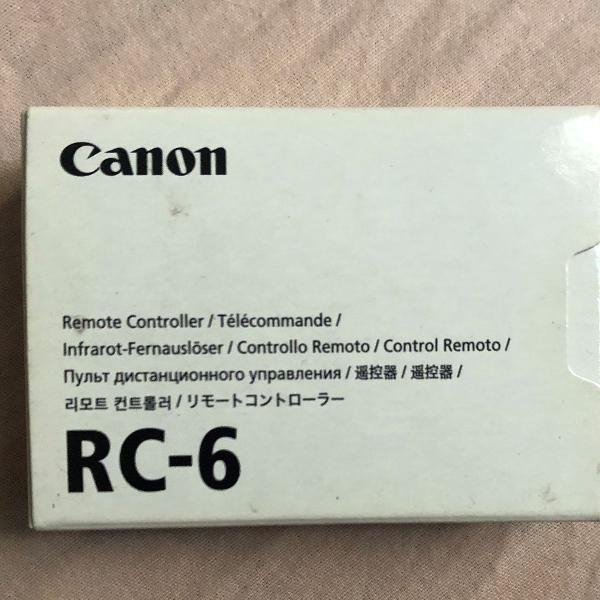 controle remoto rc-6 original para canon