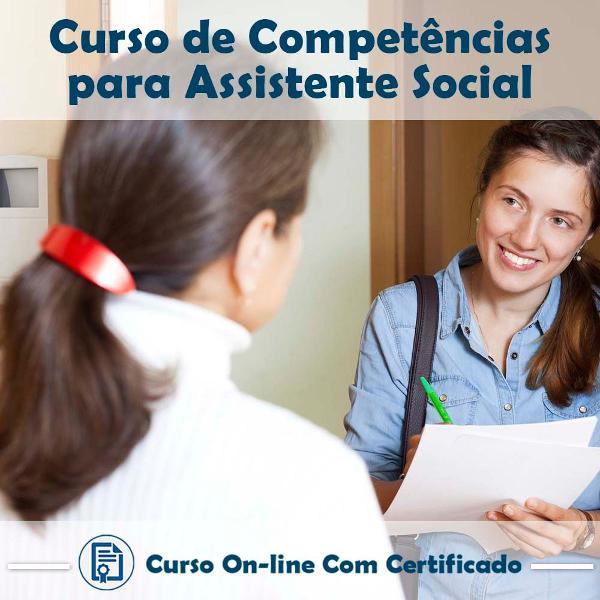 curso online de competências para assistente social com