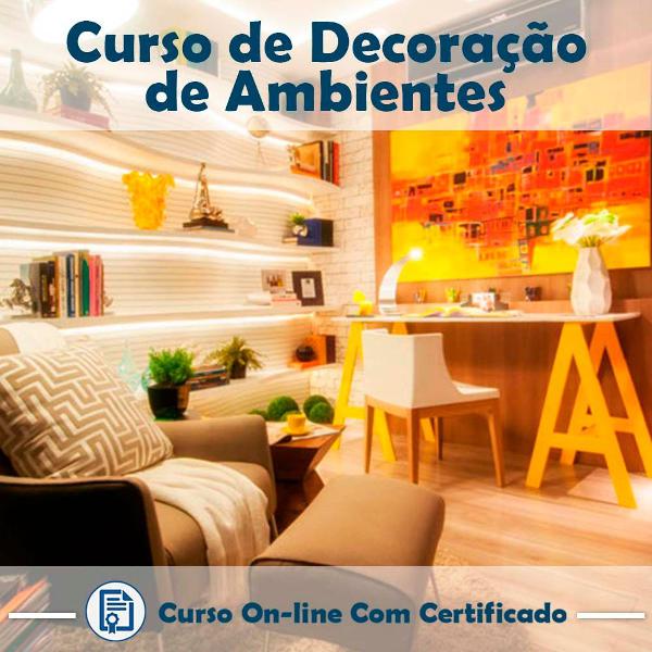 curso online de decoração de ambientes com certificado