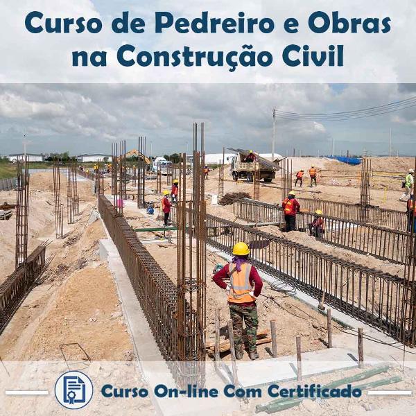 curso online de pedreiro e obras de construção civil com