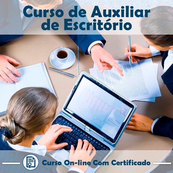 curso online em videoaula de auxiliar de escritório na