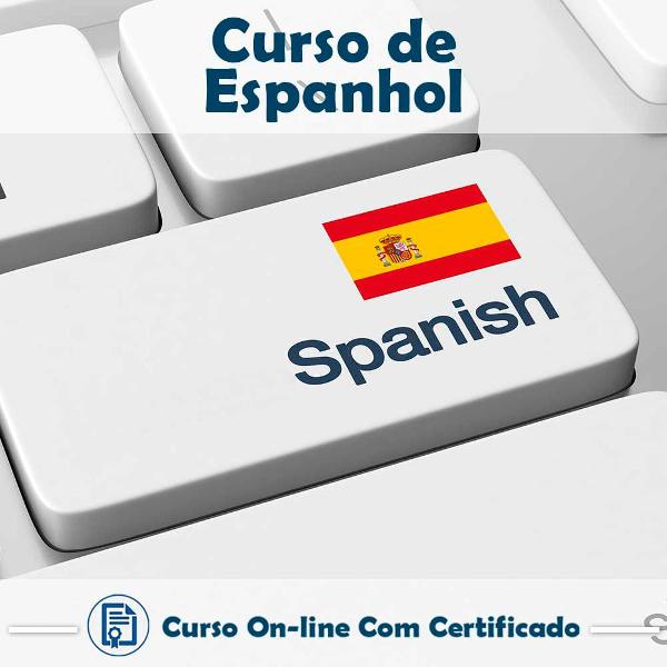 curso online em videoaula de espanhol com certificado