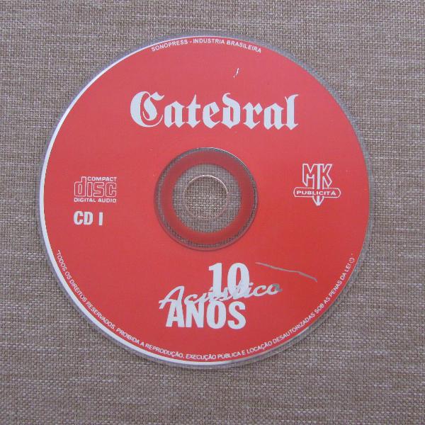 dois cds da banda catedral - 10 anos acústico e elétrico