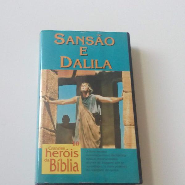 fita vhs sansão e dalila