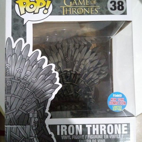 funko game of thrones - trono de ferro exclusivo new york