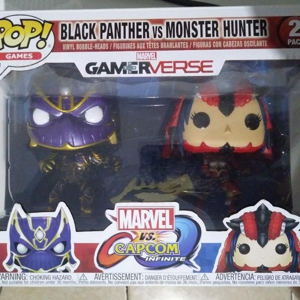 funko marvel vs capcom gamerverse black panther vs monster