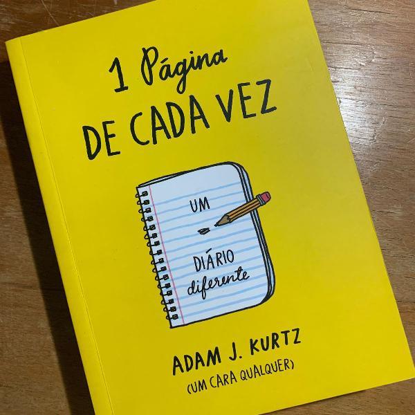 livro - 1 página de cada vez