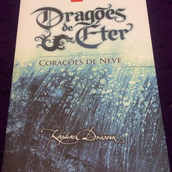 livro da trilogia dragões de éter: corações de neve