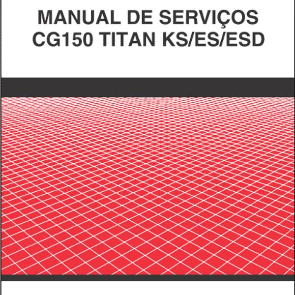 livro digital - manual de serviços cg 150 titan ks/es/esd