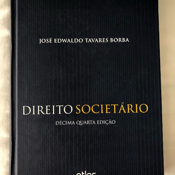 livro direito societário - josé edwaldo tavares borba