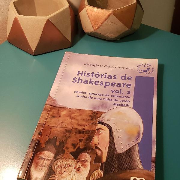 livro histórias de Shakespeare vol. 2, editora ática