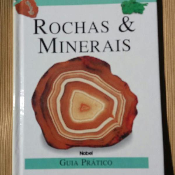 livro livro rocha &amp; minerais - editora nobel - guia