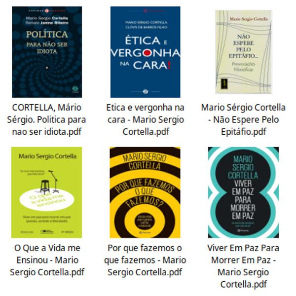 livros digitais - mario sergio cortella