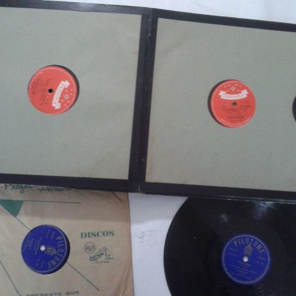 lote box com 13 discos lp 33 - vários artistas