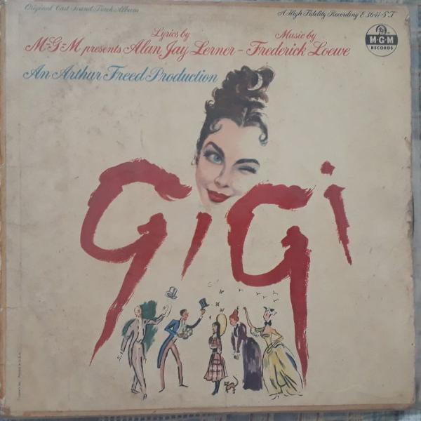 lp da trilha sonora original do filme musical gigi.