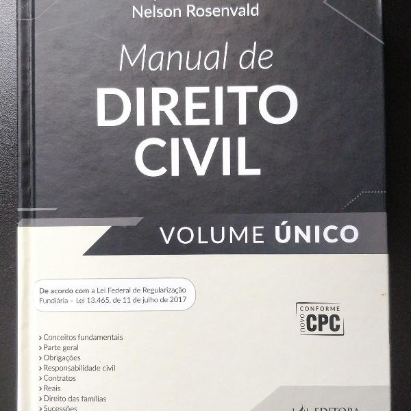 manual de direito civil - volume único - cristiano chaves,