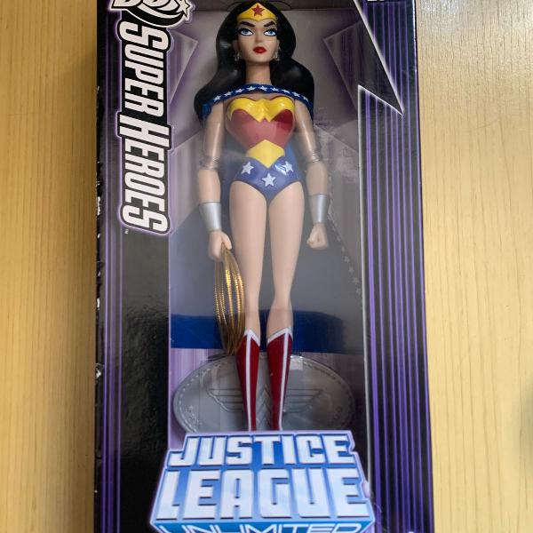 mulher maravilha - wonder woman jl - original 2004 na caixa!