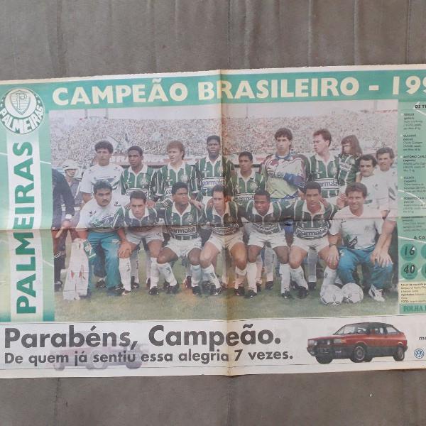 pôster palmeiras campeão brasileiro de 1993