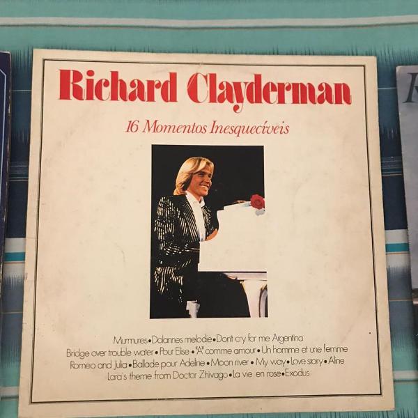 vinil richard clayderman 16 momentos inesquecíveis