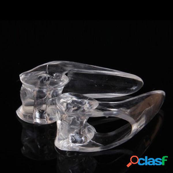 1 Par Transparente Silicone Foot Toe Separator Hallux Valgus