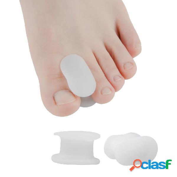 1 par Silicone Gel Toe Separator Spreading Orthotic Foot