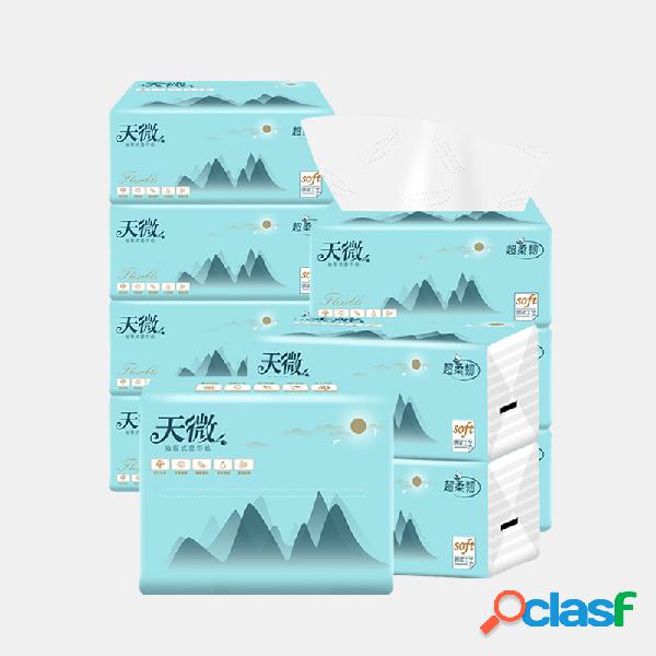 10 Pacotes de Bebê Soft Papel De Bombeamento De Guardanapos