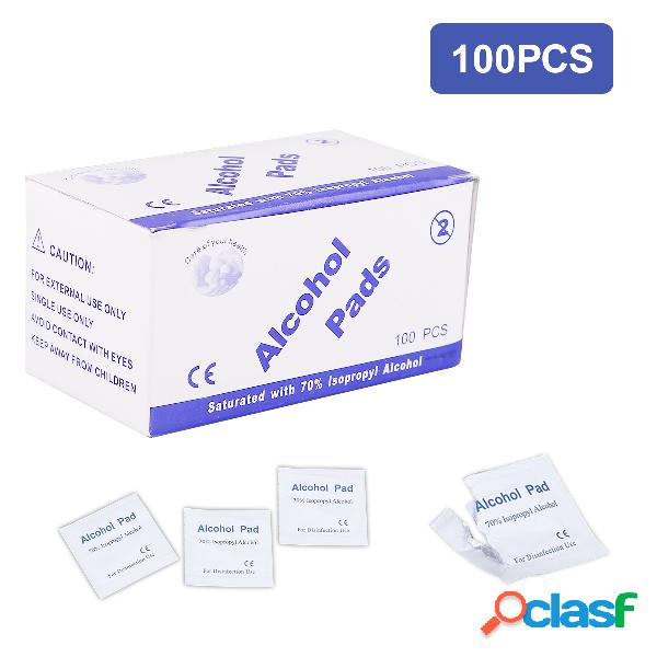100 Pcs Álcool Descartável Desinfecção de Algodão