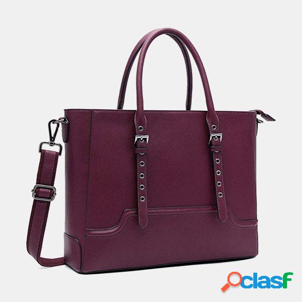 15,6 polegadas Laptop Multi-Compartimento Tote Bolsa