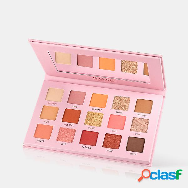 15 Cores Paleta de Sombra Polarizada Perolada de Longa
