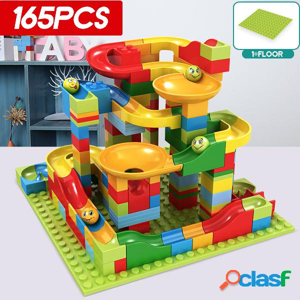 165pcs Blocos de construção 3D Telhas Conjunto de